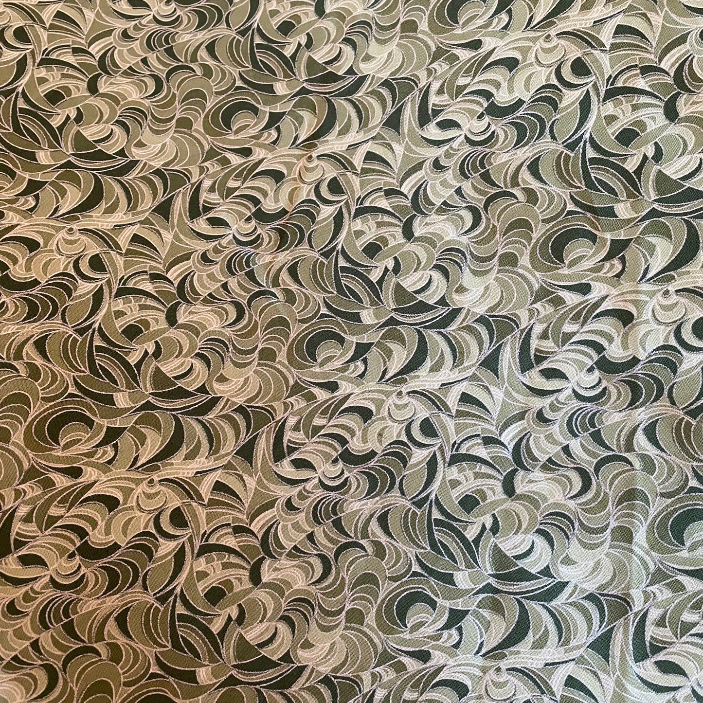 Littondale Metallic Silver on Purple, Green, Red, Turquoise Quilting 100% Premium Cotton Fabric