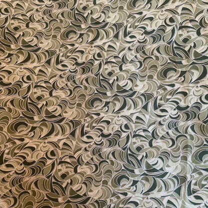 Littondale Metallic Silver on Purple, Green, Red, Turquoise Quilting 100% Premium Cotton Fabric