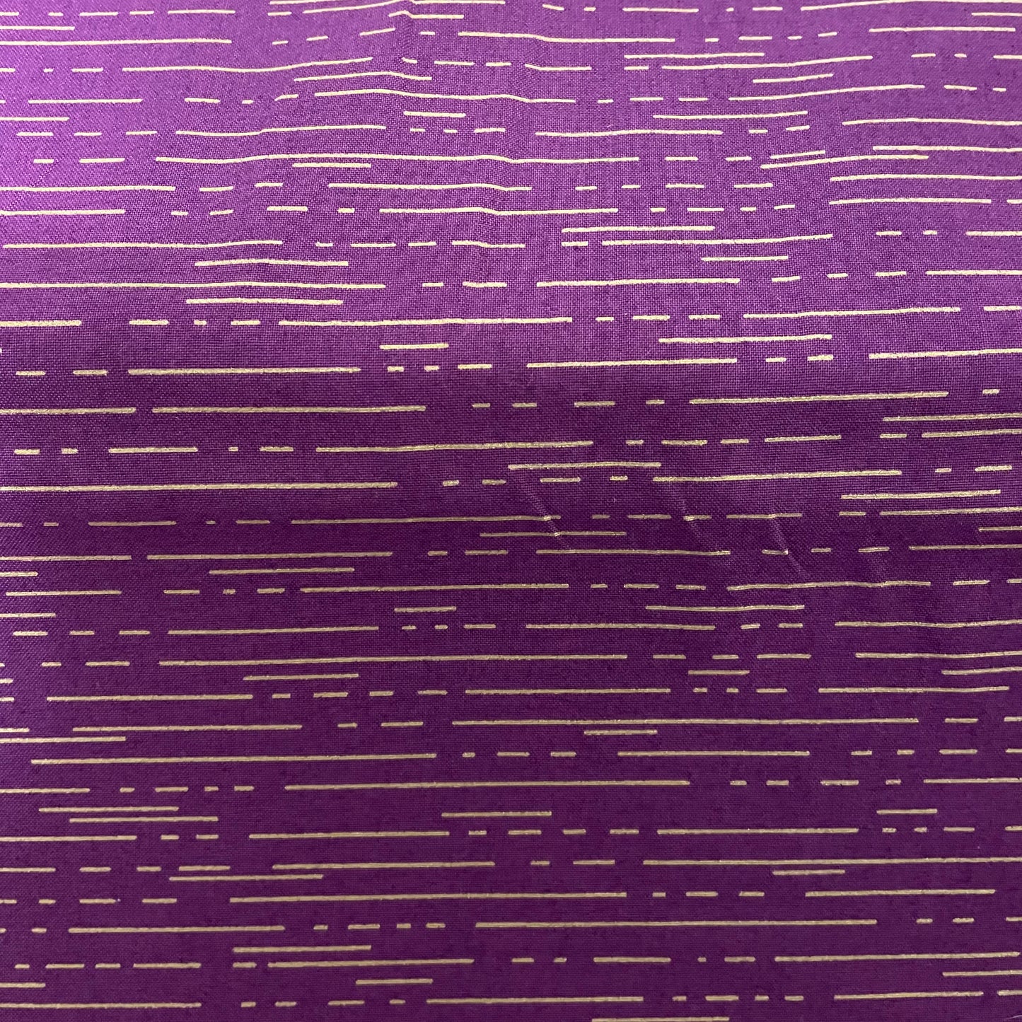 Makower Metallic Stars, Moon & Broken Line  Quilting 9 Designs 100% Premium Cotton Fabric