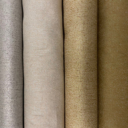 Littondale Metallic Burlap Gold and Silver Quilting 100% Premium Cotton Fabric