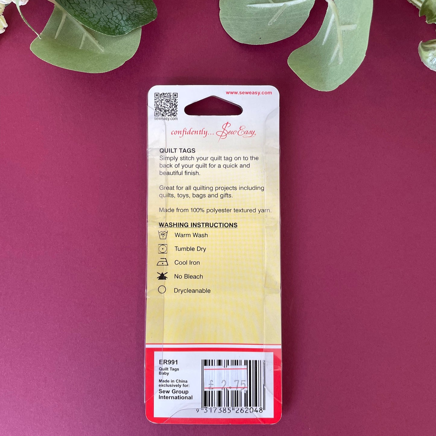 Quilt Tags by Sew Easy