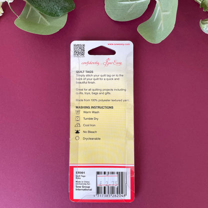 Quilt Tags by Sew Easy