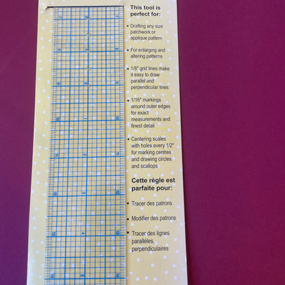 Circle and Scallop Ruler by Sew Easy