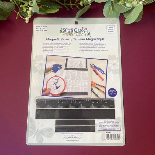 Stitch Garden Magnetic Board A4 Size Embroidery Cross Stitch Knitting Patterns