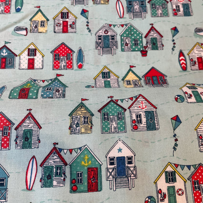 Makower Sail Away Seaside Quilting 8 Designs and 3 Panels 100% Premium Cotton Fabric