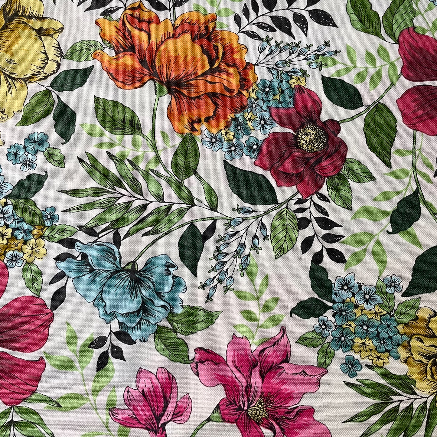 Makower Jewel Tones 10 Designs and 1 Panel 100% Premium Cotton Fabric