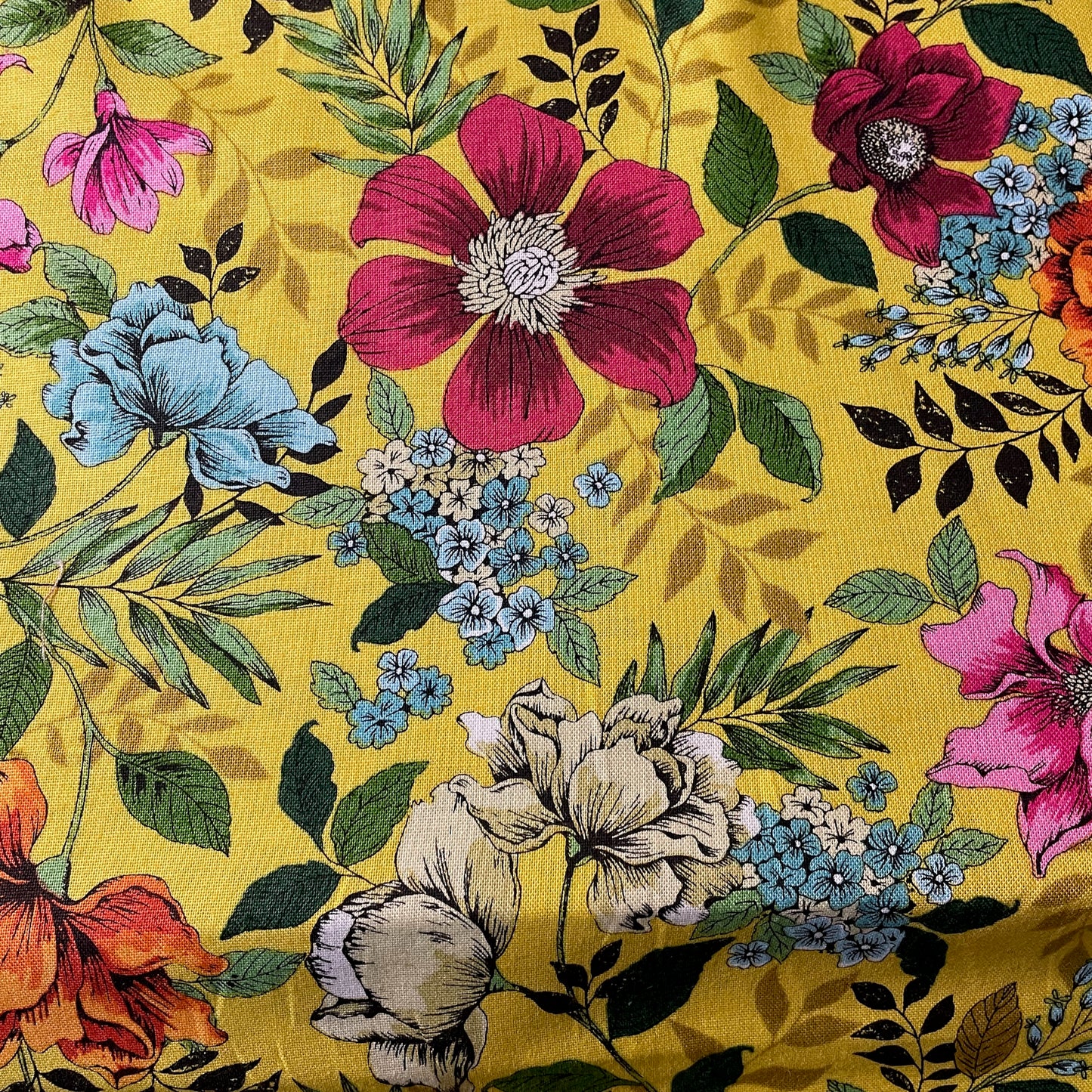 Makower Jewel Tones 10 Designs and 1 Panel 100% Premium Cotton Fabric