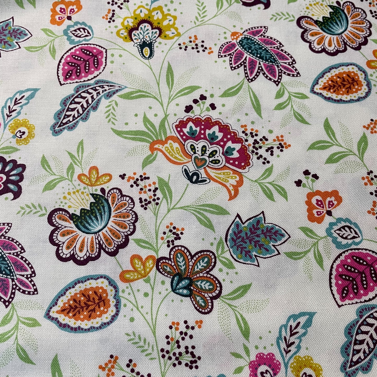 Makower Jewel Tones 10 Designs and 1 Panel 100% Premium Cotton Fabric