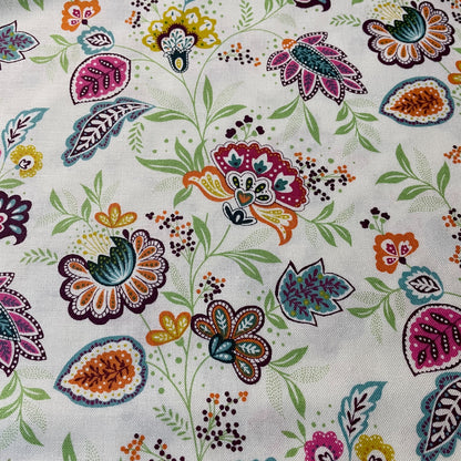 Makower Jewel Tones 10 Designs and 1 Panel 100% Premium Cotton Fabric