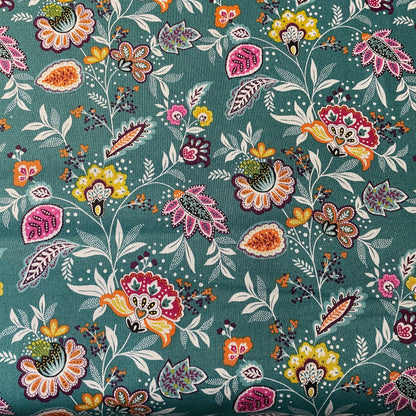Makower Jewel Tones 10 Designs and 1 Panel 100% Premium Cotton Fabric
