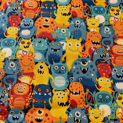 Novelty Space Planets Cars Diggers DIY Tools 100% Premium Cotton Fabric