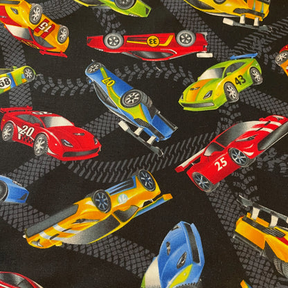Novelty Space Planets Cars Diggers DIY Tools 100% Premium Cotton Fabric
