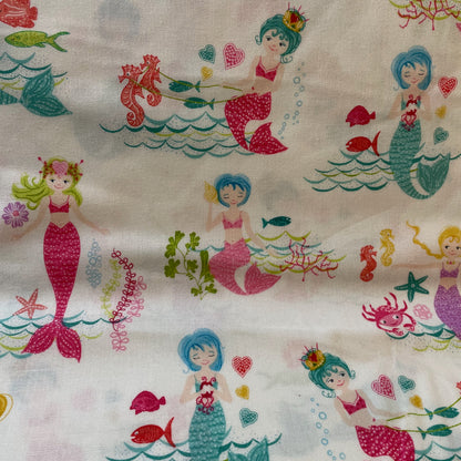 Novelty Princess Unicorn Ballet Dancer Mermaid Frozen Fairy Fairytale 100% Premium Cotton Fabric