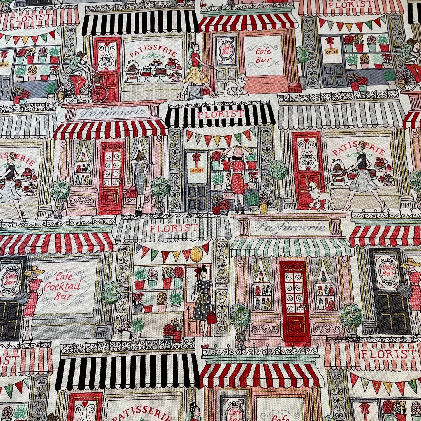 Makower Pamper 14 Designs and 2 Panels 100% Premium Cotton Fabric