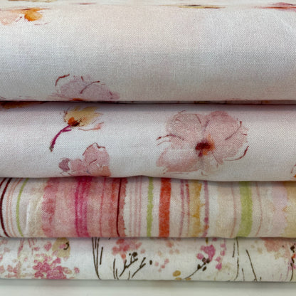Timeless Treasures Floral Study 3 Designs and Panel Craft Patchwork Quilting 100% Premium Cotton Fabric