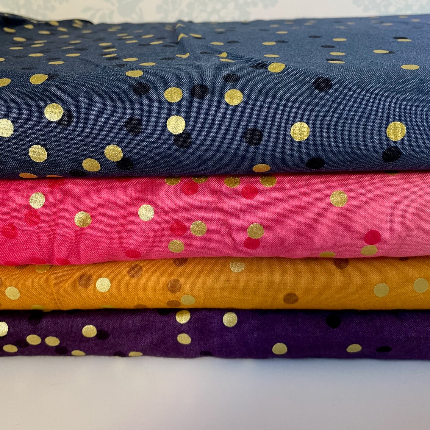 Moda Ombre Confetti Metallic Fabric 4 Colours Quilting Patchwork Craft 100% Premium Cotton Fabric