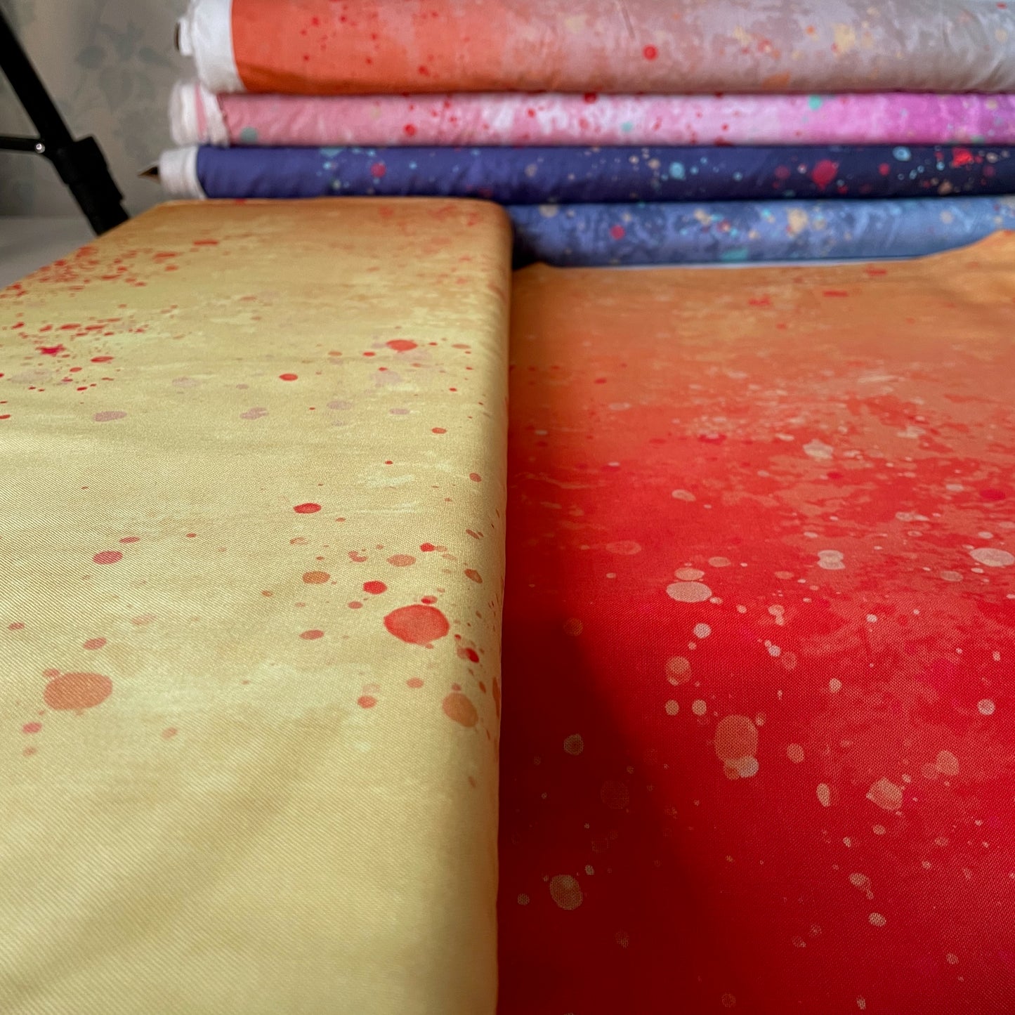 Moda Lipstick Cowgirl Ombre Gradient Splatter 5 Colours Quilting Patchwork Craft 100% Premium Cotton Fabric