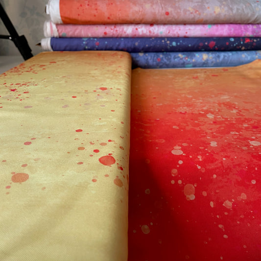 Moda Lipstick Cowgirl Ombre Gradient Splatter 5 Colours Quilting Patchwork Craft 100% Premium Cotton Fabric