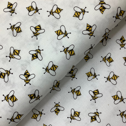 REDUCED Makower Andover Bees Sunflowers and Honey Range 100% Premium Cotton Fabric