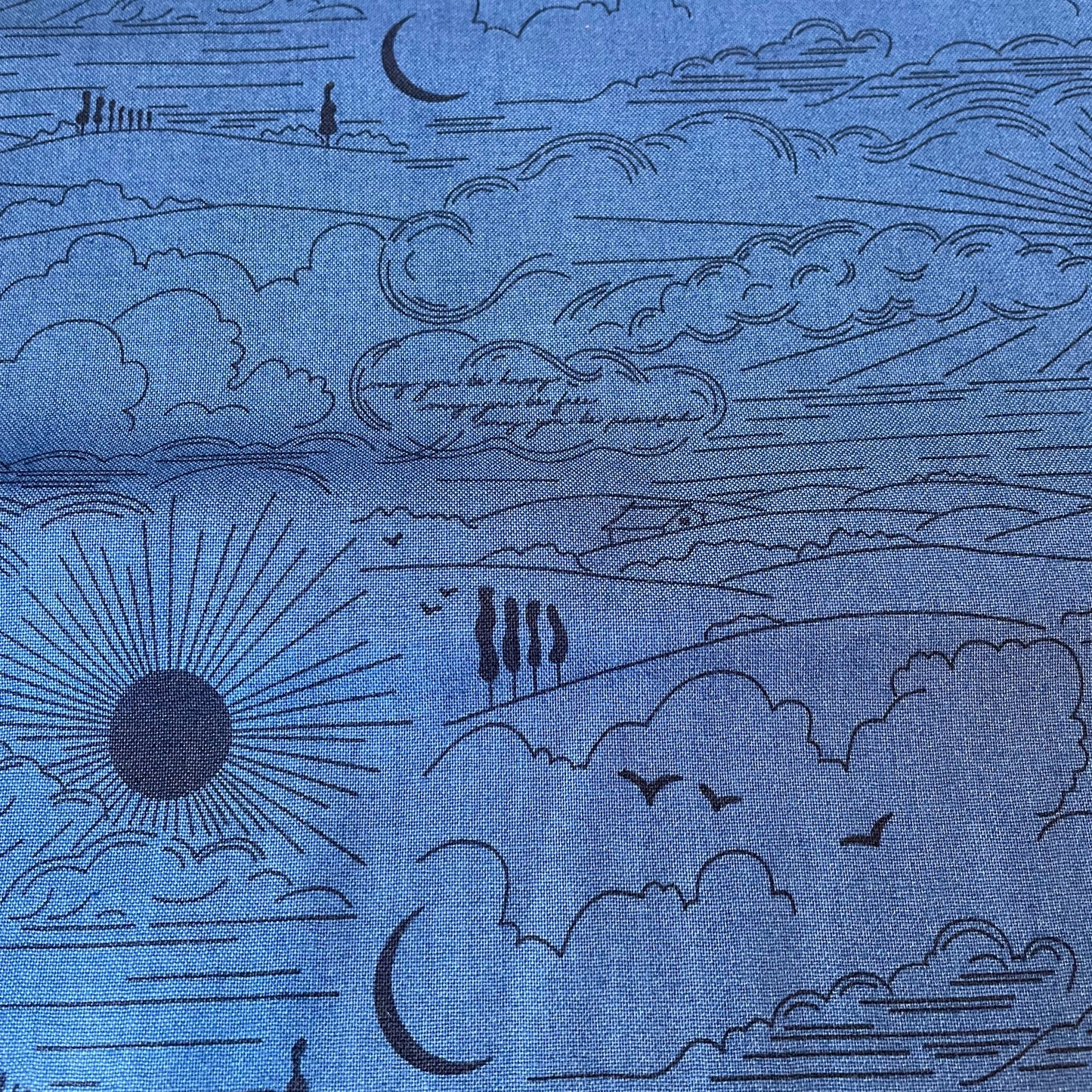 Andover Between Dwell in The Dusk Alison Glass 6 Colours Quilting Patchwork Craft 100% Premium Cotton Fabric