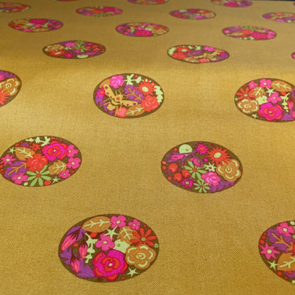 Andover Makower Ellipse Floral Dot Alison Glass 3 Colours Quilting Patchwork Craft 100% Premium Cotton Fabric