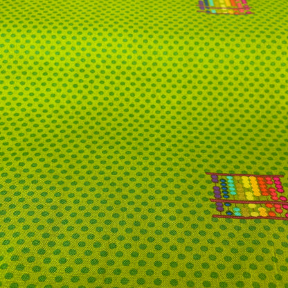 Andover Makower Ellipse Lapis Abacus Dot Alison Glass 7 Colours Quilting Patchwork Craft 100% Premium Cotton Fabric