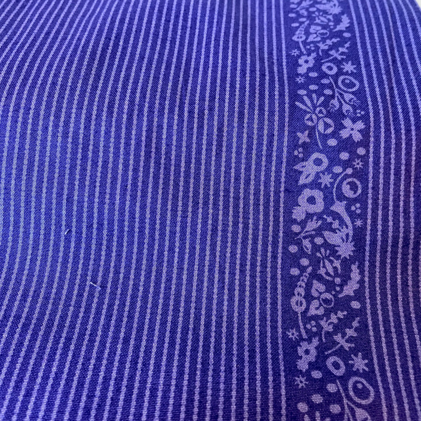 Andover Makower Ellipse Cosmos Oval Stripe Double Floral Border Alison Glass 7 Colours Quilting Patchwork Craft 100% Premium Cotton Fabric