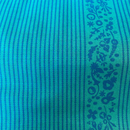 Andover Makower Ellipse Cosmos Oval Stripe Double Floral Border Alison Glass 7 Colours Quilting Patchwork Craft 100% Premium Cotton Fabric