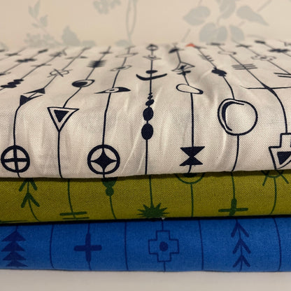 Andover Between Gaze Anchor  Alison Glass 3 Colours Quilting Patchwork Craft 100% Premium Cotton Fabric