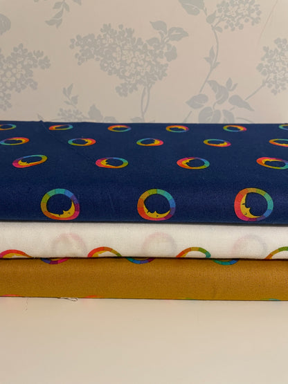 Andover Between Smile Twilight Crescent Moon Alison Glass 3 Colours Quilting Patchwork Craft 100% Premium Cotton Fabric