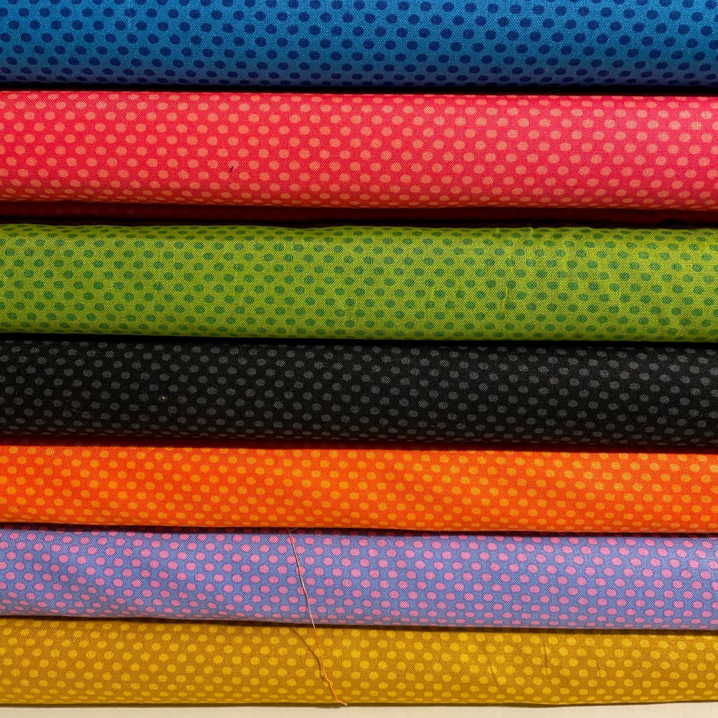 Andover Makower Ellipse Lapis Abacus Dot Alison Glass 7 Colours Quilting Patchwork Craft 100% Premium Cotton Fabric