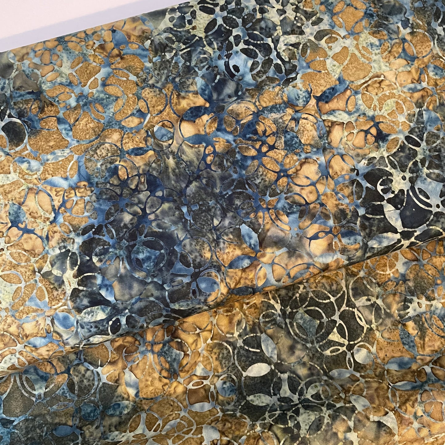 Island Batiks from Bali 100% Cotton Batik Fabric | Authentic Indonesian Hand-Dyed Cotton for Quilting, Patchwork & Sewing | 10 Colours Set 1