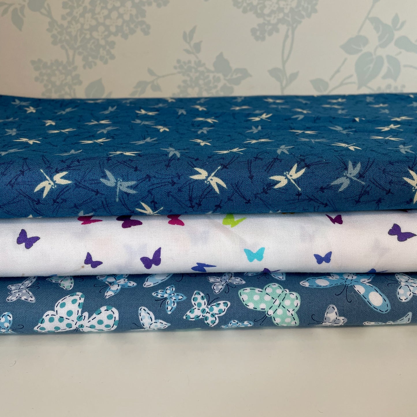 Makower & Michael Miller Butterfly & Dragonfly Fabric 3 Designs Craft Patchwork Quilting 100% Premium Cotton Fabric