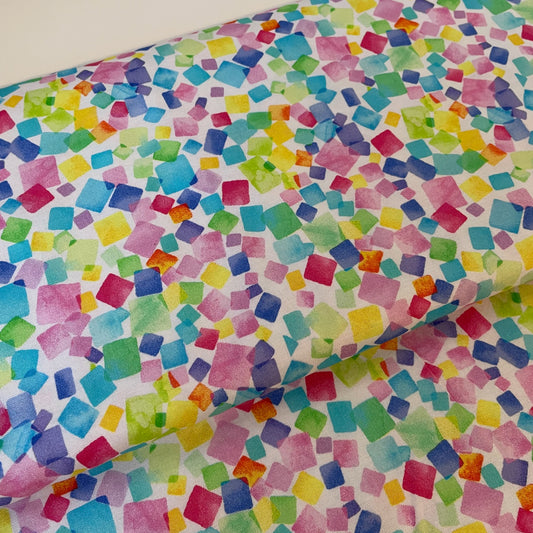 Timeless Treasures & More Rainbow Coloured Fabric 5 Designs Craft Patchwork Quilting 100% Premium Cotton Fabric