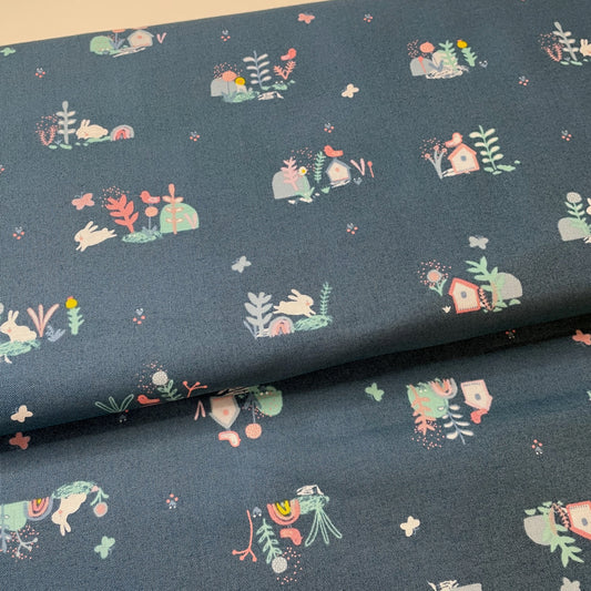 EQS Dear Stella Makower Bunny Rabbit Nursery Easter Children's 5 Designs 100% Cotton Fabric Patchwork Quilting Craft