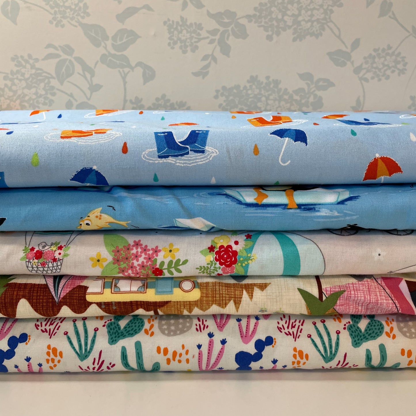 Moda Timeless Treasures Michael Miller Camping Cacti Bicycles Penguins Umbrella 6 Designs 100% Premium Cotton Fabric