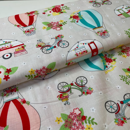 Moda Timeless Treasures Michael Miller Camping Cacti Bicycles Penguins Umbrella 6 Designs 100% Premium Cotton Fabric