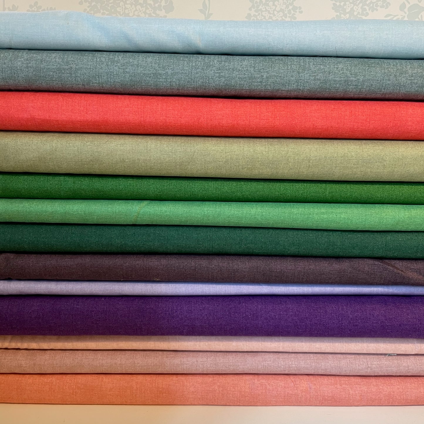 Makower Linen Texture 24 Colours 100% Premium Cotton Fabric