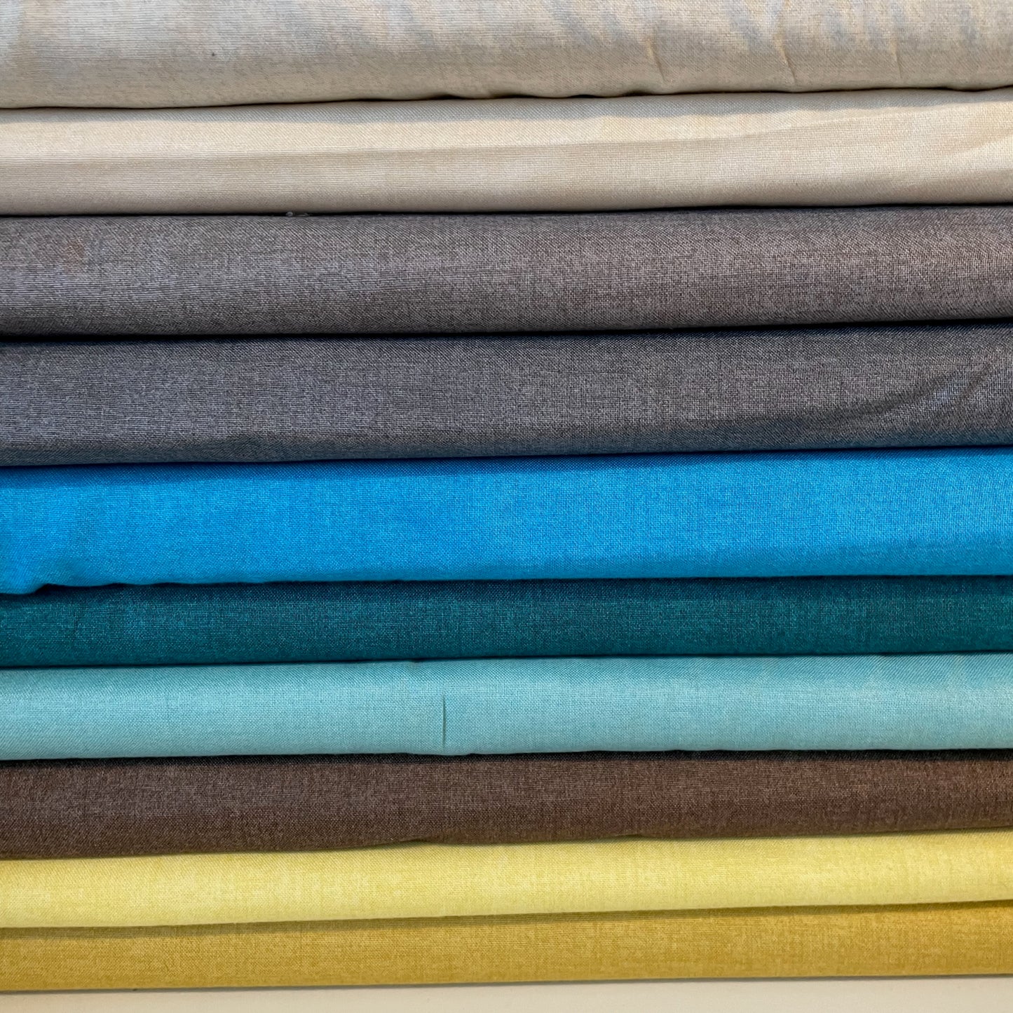 Makower Linen Texture 24 Colours 100% Premium Cotton Fabric
