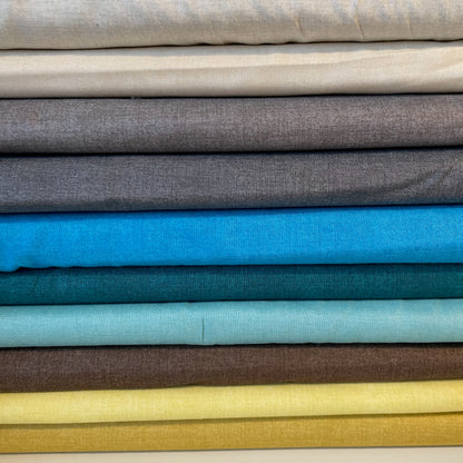 Makower Linen Texture 24 Colours 100% Premium Cotton Fabric