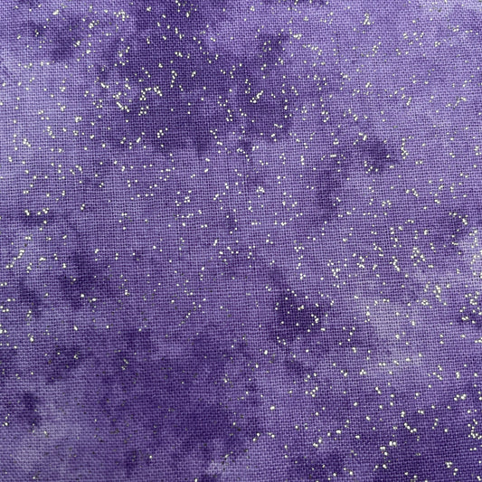 John Louden Metallic Shimmer Purple Fabric 100% Cotton Fabric