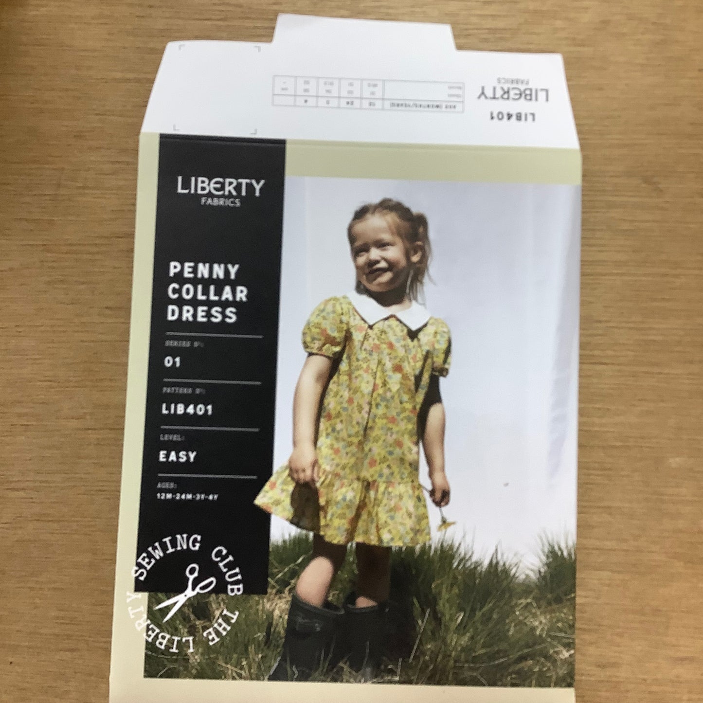 Liberty Penny Children's Dressmaking Paper Sewing Pattern 6 months - 4 years