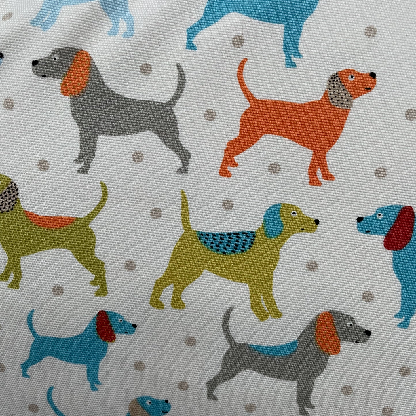 Dog Spot Coordinating Fabric 4 Colours 100% Cotton Duck Fabric