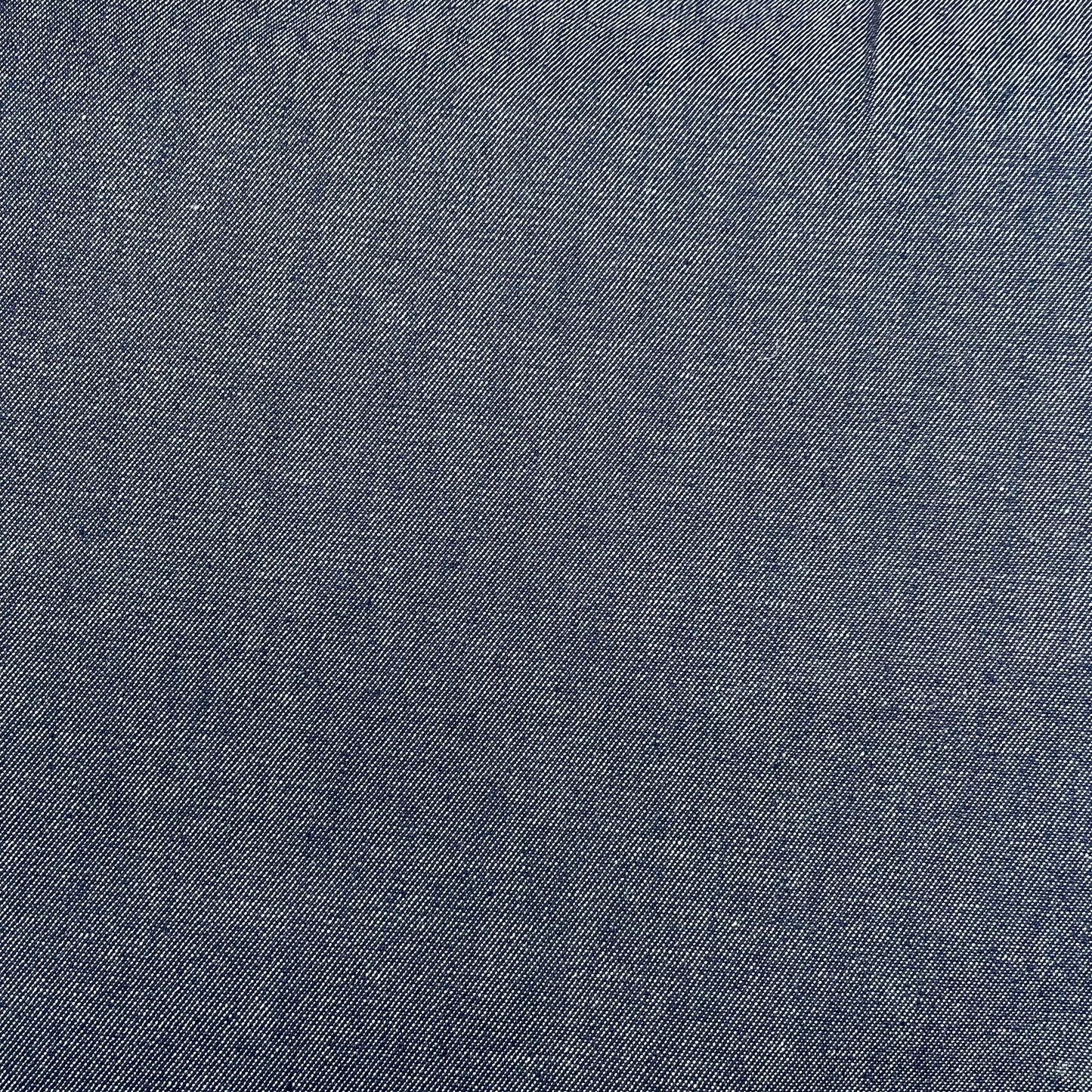 Blue 100% Combed Cotton Chambray Denim Fabric