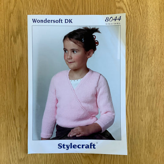 Stylecraft Wondersoft Double Knitting DK Pattern Chest 20" - 30" 8044