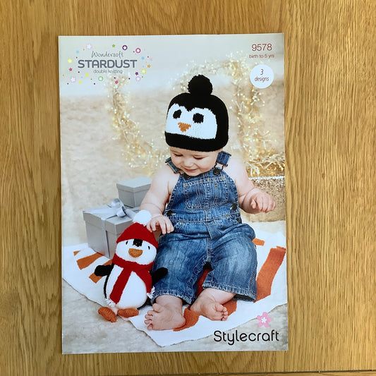 Stylecraft Wondersoft Stardust Double Knitting DK Pattern birth - 5 Years 9578
