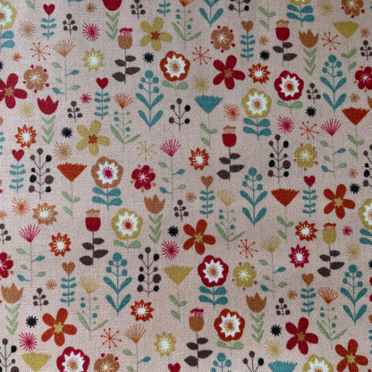 Makower Ellie Elephant 10 Designs Patchwork Craft Quilting 100% Premium Cotton Fabric