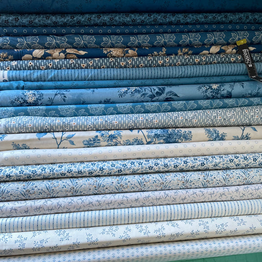 Blue Sky Collection — Edyta Sitar for Andover Fabrics | 100% Premium Cotton Quilting Fabric | Fat Quarter | Long Quarter | Half Metre | Metre