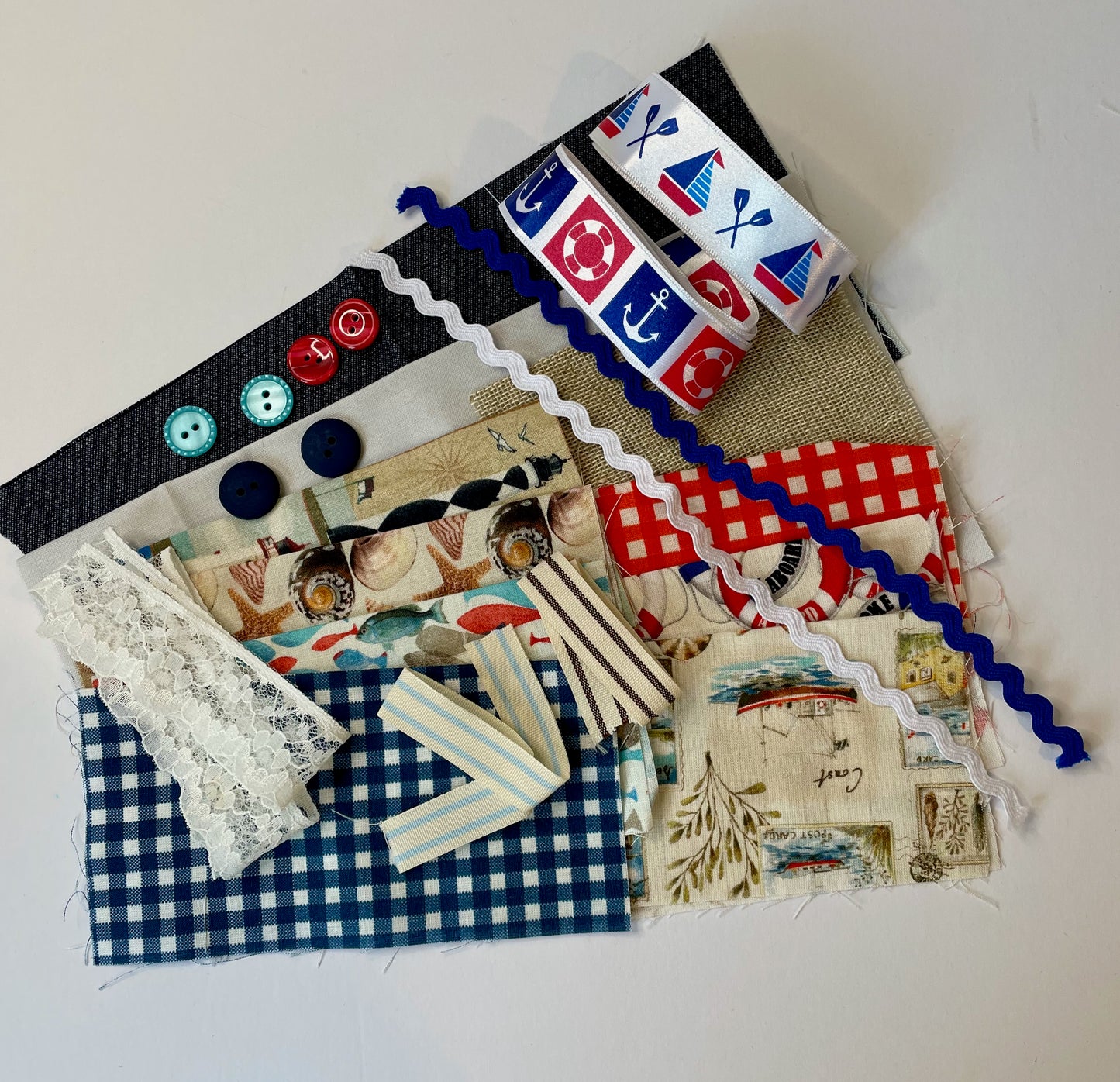 Seaside Slow Stitch Inspiration Bundle — Taster Kit