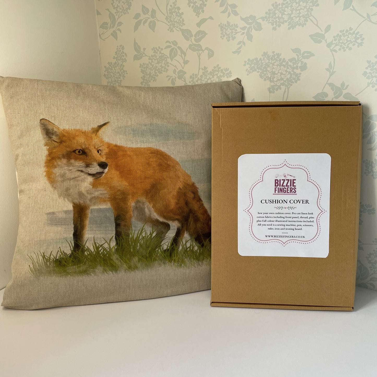 Sew Your Own Cushion Cover | 6 Different Kits | Beginner Sewing Kit | Premium Cotton Fabric | Full Instructions Included (Copy) (Copy)